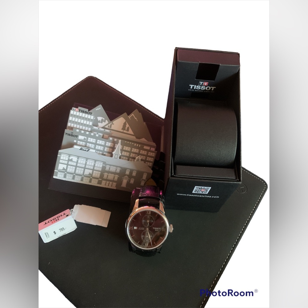 Tissot Lelocale 1853 blk automatique w original box,tags,manuals(preloved) watch